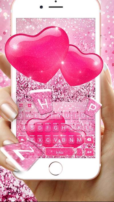 亮粉色的心Shiny Pink Hearts0