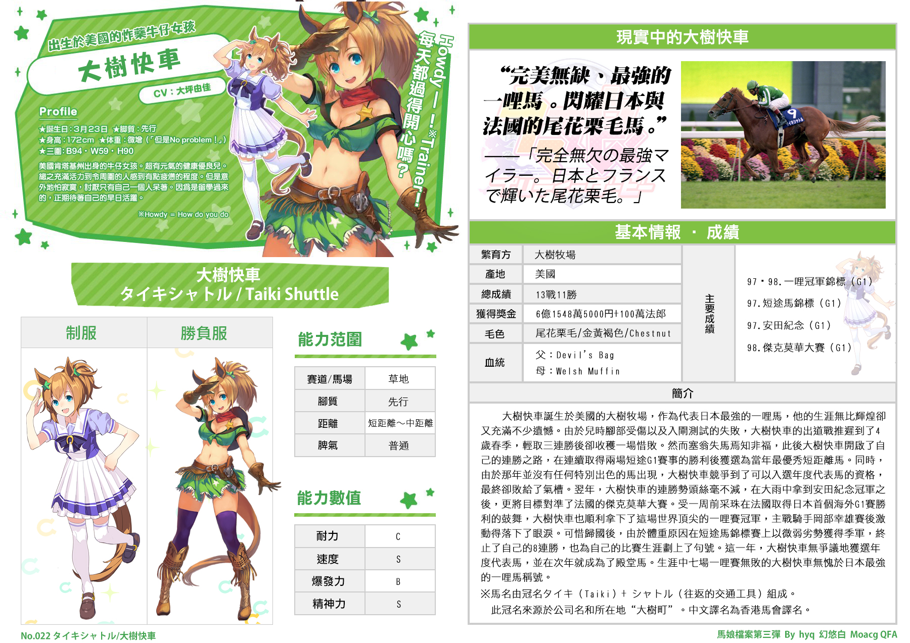 赛马娘手游大树快车怎么样