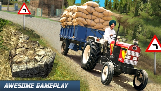 拖拉机手推车货物养殖模拟1