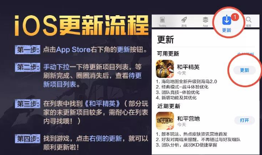 和平精英海岛2.0iOS更新方法一览