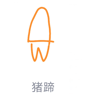 qq红包猪蹄怎么画？