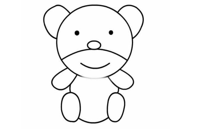 QQ画图红包怎么画熊