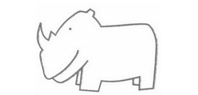 qq画图红包犀牛怎么画？