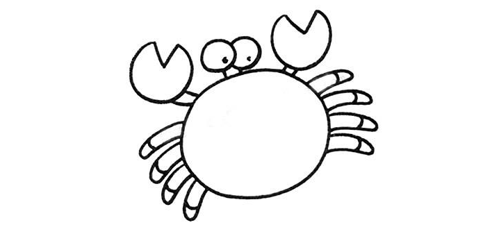 qq画图红包螃蟹怎么画？