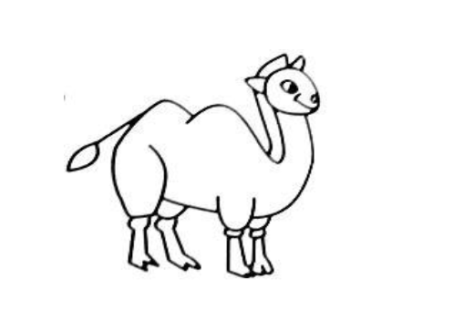 qq画图红包骆驼怎么画？