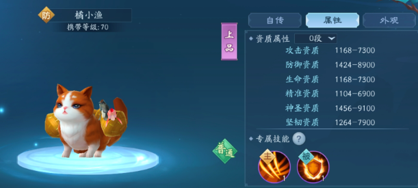 新笑傲江湖手游上品宠物优先培养谁比较好
