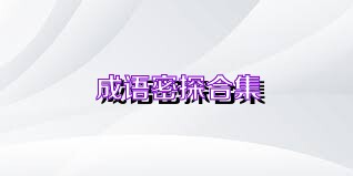 成语密探合集