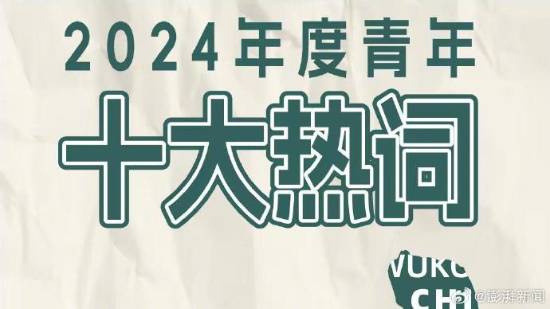 2024青年十大热词公开!Wukong（悟空）、谷子入选!