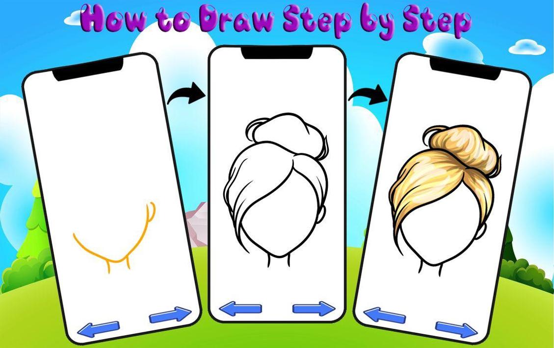 如何画头发How to Draw Hair0