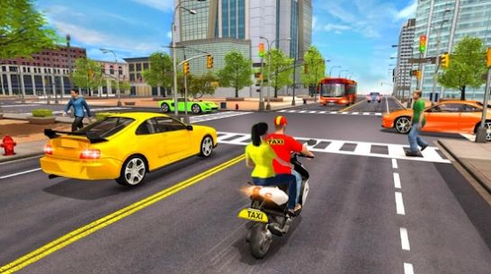 城市出租车自行车驾驶3D2