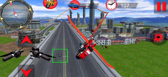 飞行摩托车模拟器3D0