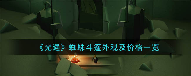 光遇蜘蛛斗篷外观及价格一览