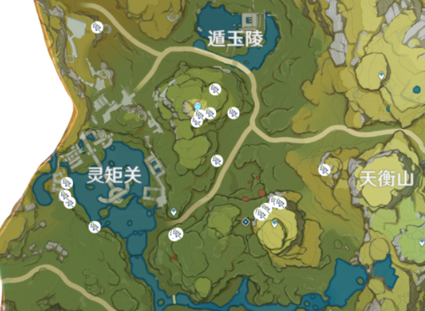 原神琉璃袋采集位置图大全