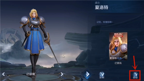 王者荣耀李小龙语音包在哪设置
