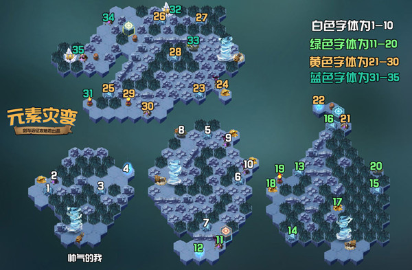 剑与远征元素灾变打法线路图一览