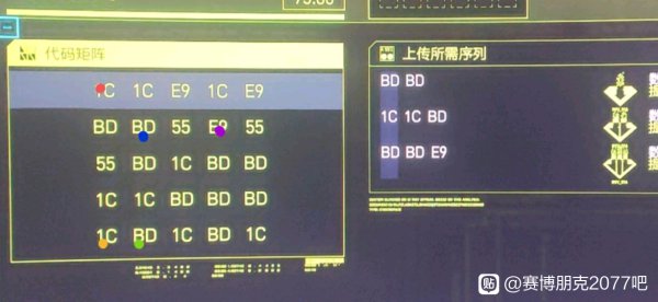赛博朋克2077代码矩阵玩法讲解