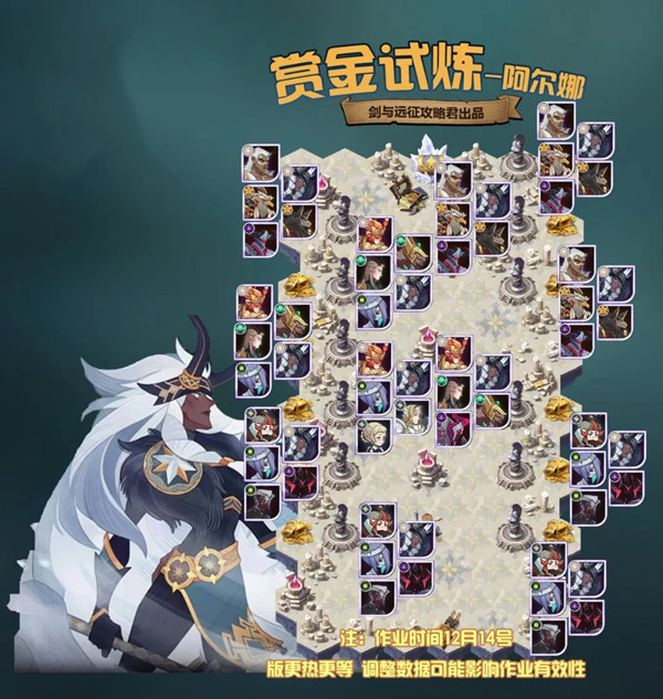 剑与远征阿尔娜试炼之地阵容搭配攻略