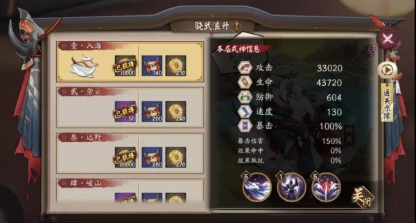 阴阳师骁武浪升第10层阵容搭配通关攻略