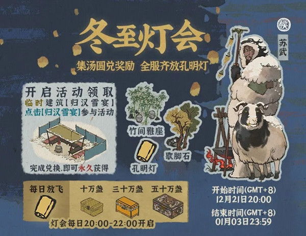 江南百景图冬至灯会活动奖励大全
