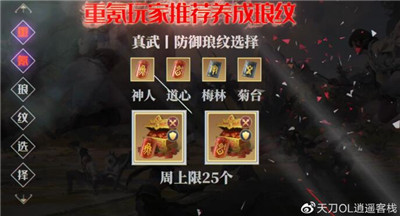天涯明月刀手游真武最佳攻击防御琅纹搭配攻略
