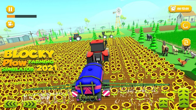 块状耕作拖拉机模拟器20211