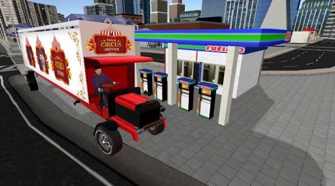 马戏团卡车司机城市接送模拟器1
