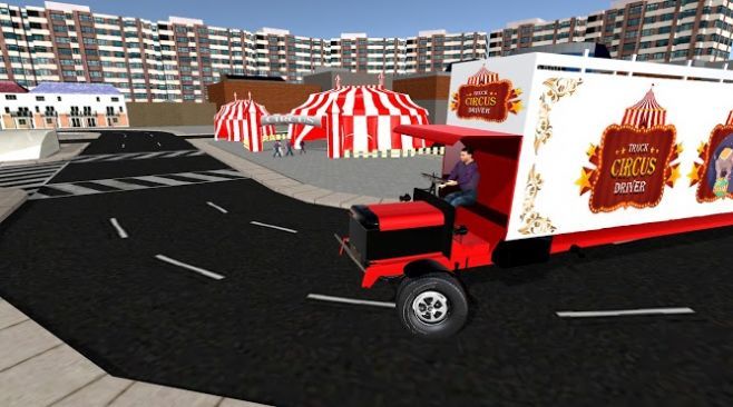 马戏团卡车司机城市接送模拟器2